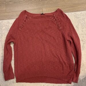 Express  Rust Red Sweater